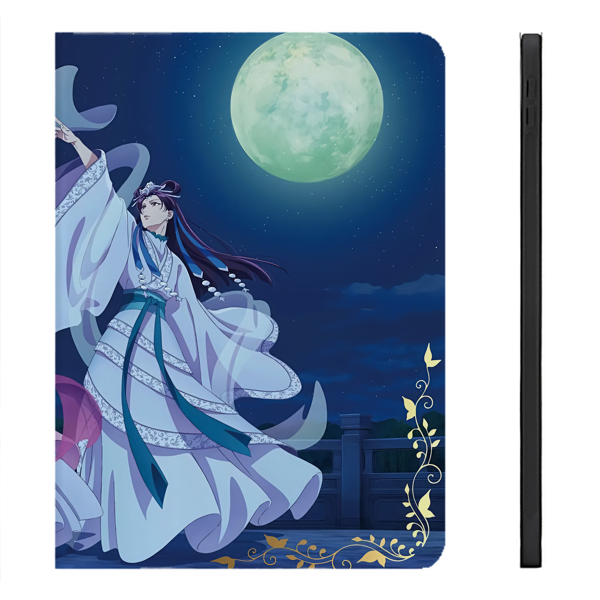 （画像用） 薬屋のひとりごと The Apothecary Diaries IPadケース ペンホルダー付き ブックスタイルデザイン